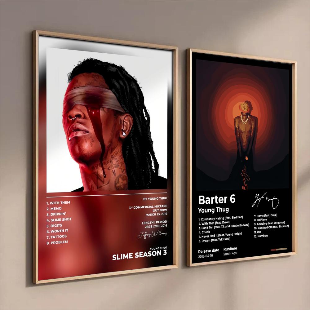 Interior Design Poster - Hip Hop Rapper Y-Young Thug Poster